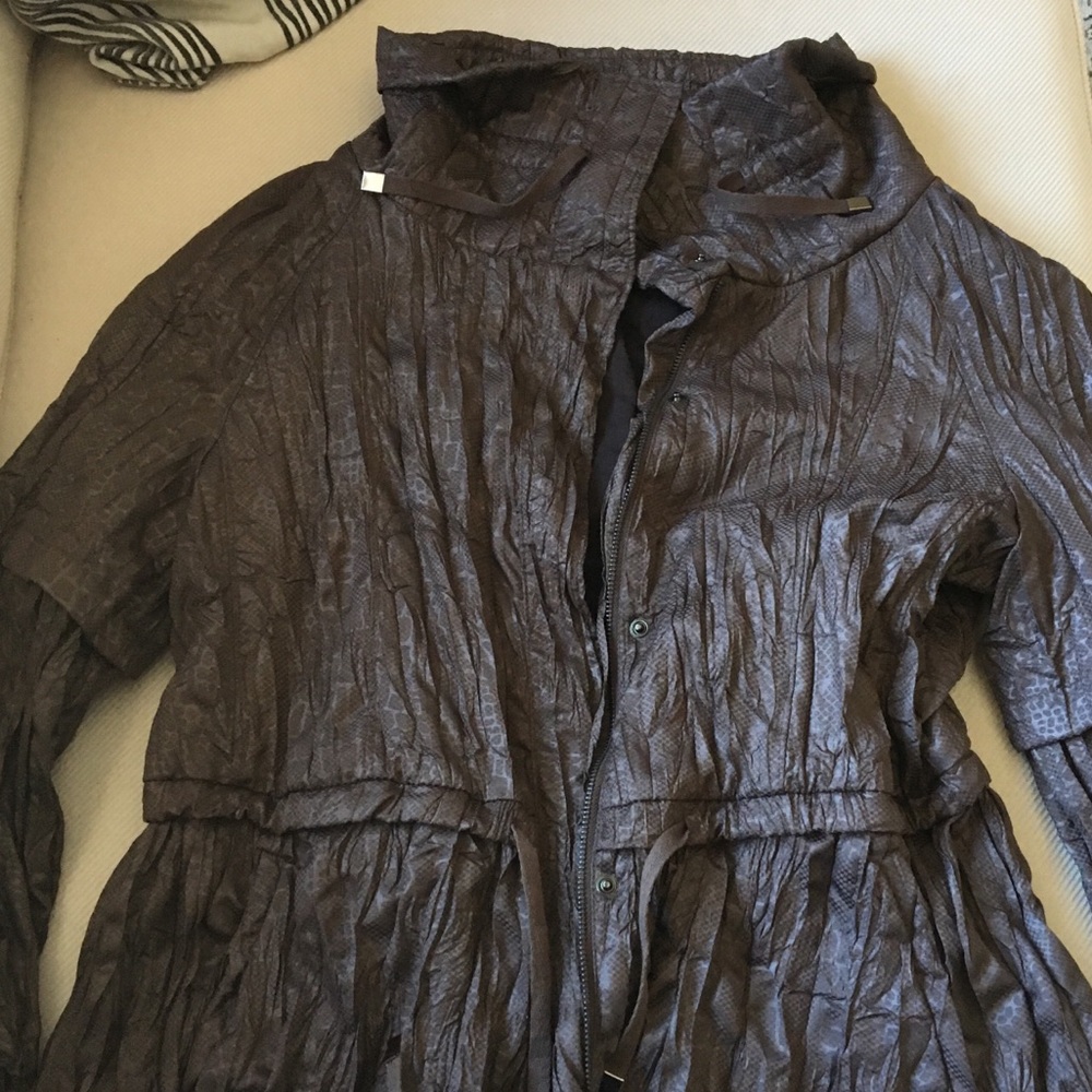 From Europe Zara - brown textured jacket